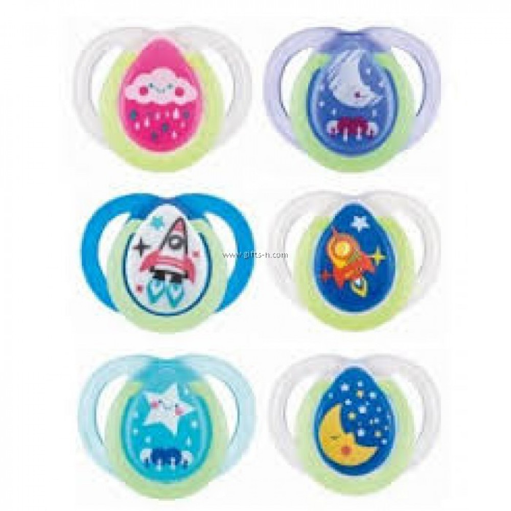 Tommee Tippee CTN Night Time Soother 0-6 Months (2pcs) -Ready Stock Tommee Tippee CTN Night Time Soother 0-6 Months (2pcs) -Ready Stock