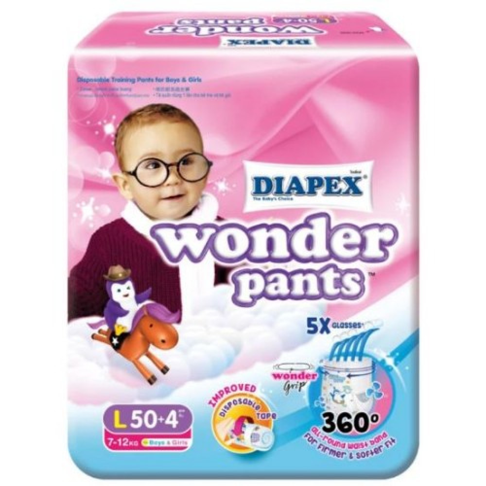 Diapex Wonder Pants Super Jumbo( M60, L50, XL40, XXL32 )-Ready Stock Diapex Wonder Pants Super Jumbo( M60, L50, XL40, XXL32 )-Ready Stock