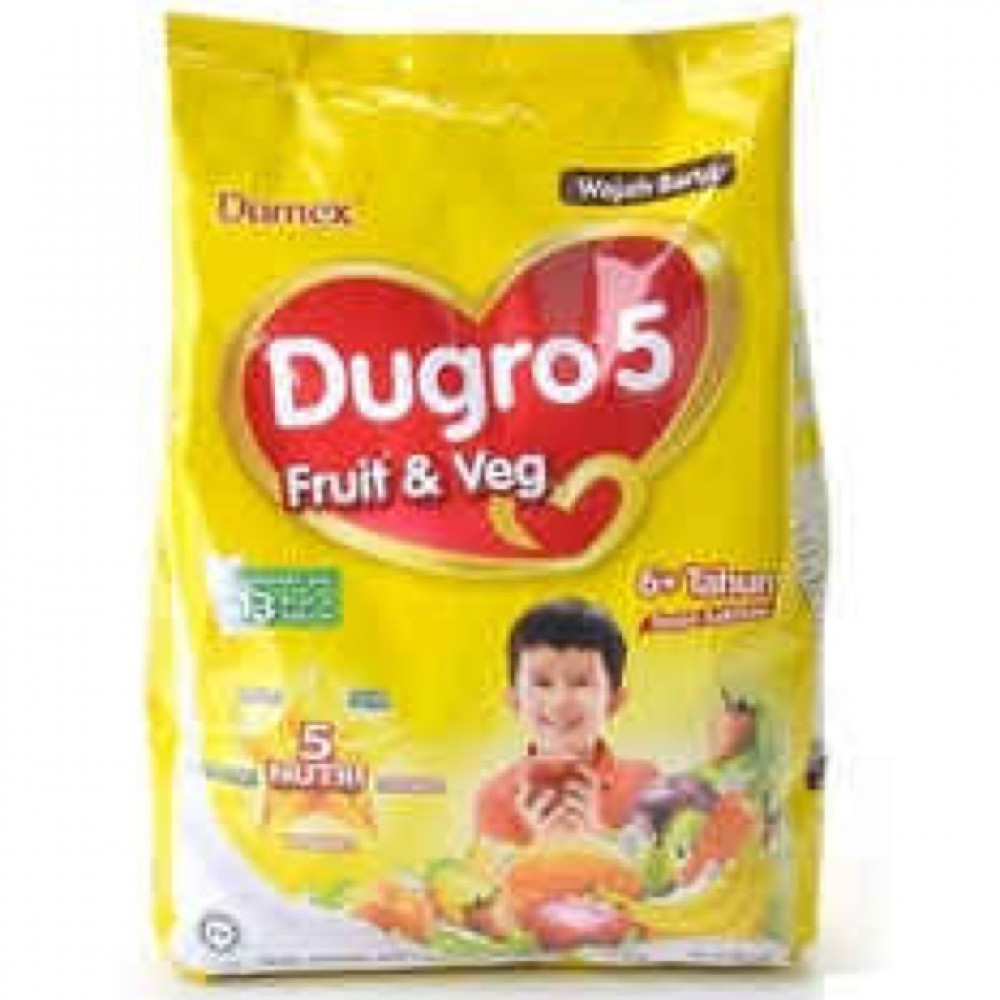 Dumex Dugro 5 Fruit & Veg 900g-Ready Stock Dumex Dugro 5 Fruit & Veg 900g-Ready Stock