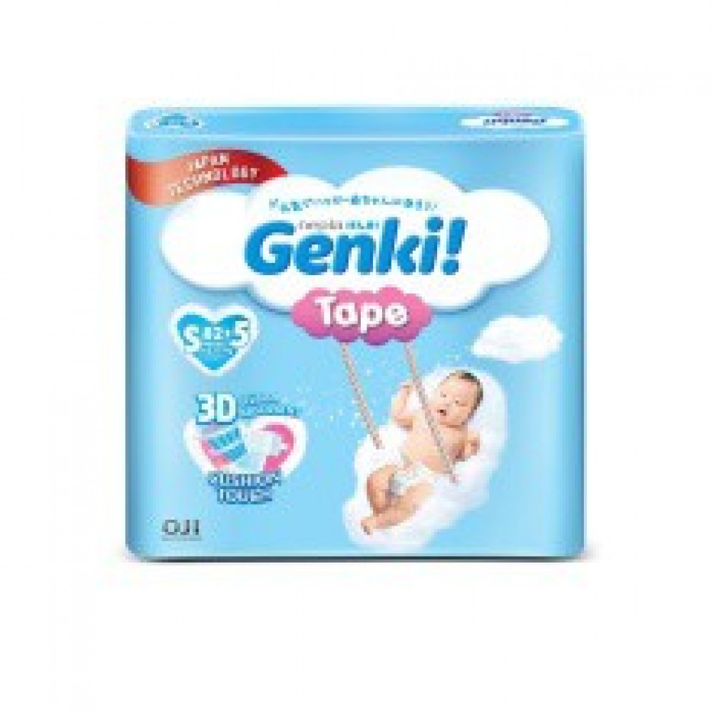 Genki Diaper Tape S82/M75/L62/XL48 -Ready Stock Genki Diaper Tape S82/M75/L62/XL48 -Ready Stock