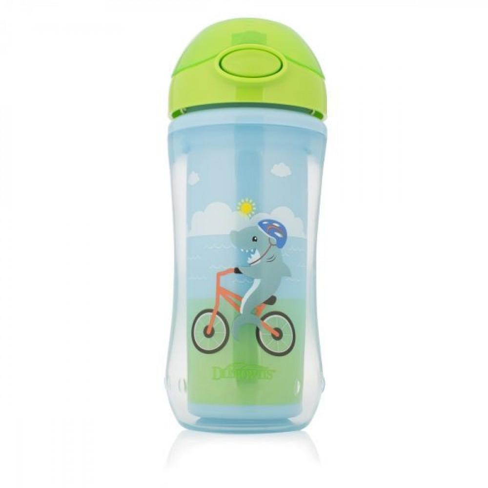 Dr Brown's - Sproutless Insulated Cup 10oz *blue*-Ready Stock Dr Brown's - Sproutless Insulated Cup 10oz *blue*-Ready Stock