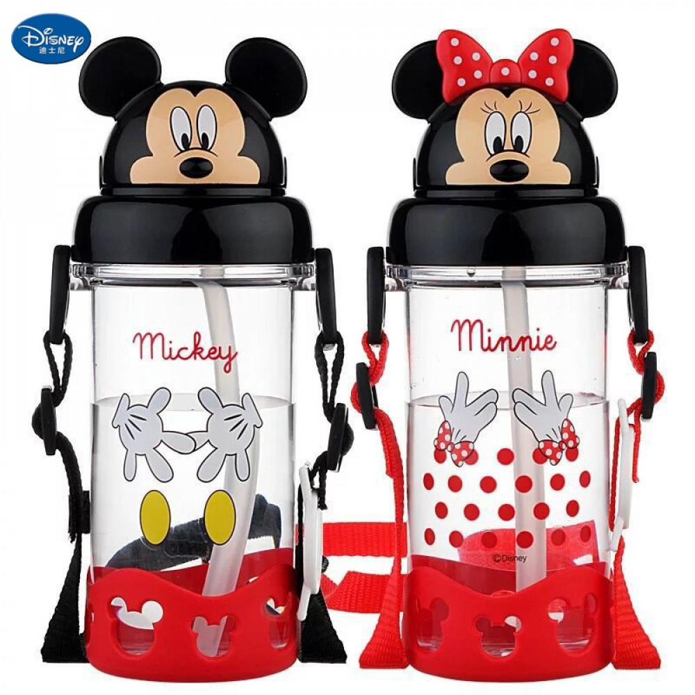 Disney Mickey Mouse & Friend Tritan Straw Bottle 500ML-Ready Stock Disney Mickey Mouse & Friend Tritan Straw Bottle 500ML-Ready Stock
