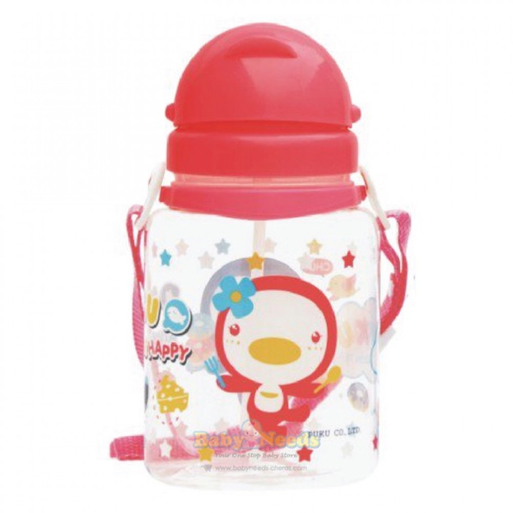 Puku Baby Pop Up Straw Water Bottle 800ml-Ready Stock Puku Baby Pop Up Straw Water Bottle 800ml-Ready Stock