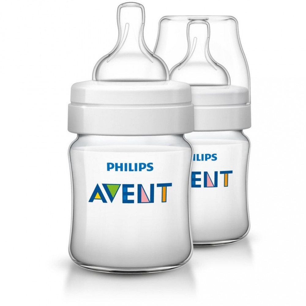 Avent Classic Plus Bottle 4oz / 125ml Twin Pack-Ready Stock Avent Classic Plus Bottle 4oz / 125ml Twin Pack-Ready Stock