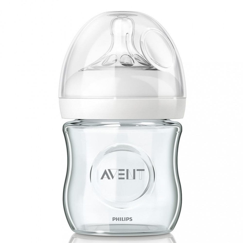 Avent Natural Glass Bottle 4oz-Ready Stock Avent Natural Glass Bottle 4oz-Ready Stock