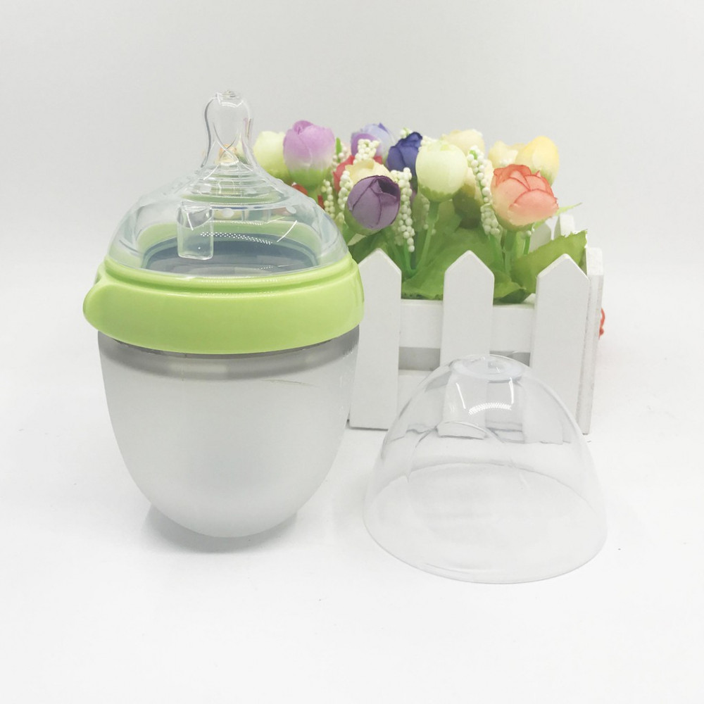 Cutebaby Extra Wide Mouth Silicone Bottle Newbrn 150ML-Ready Stock Cutebaby Extra Wide Mouth Silicone Bottle Newbrn 150ML-Ready Stock