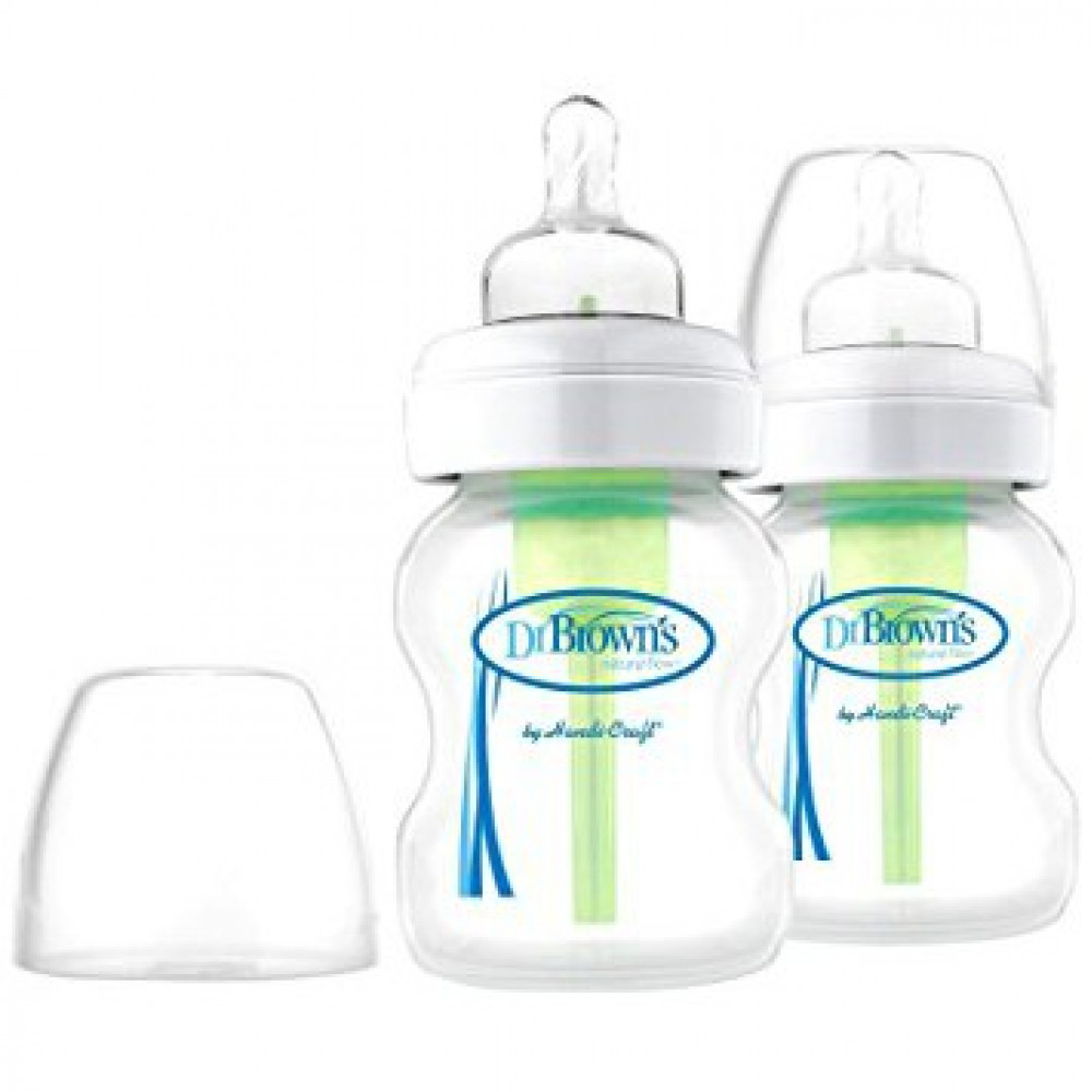 Dr. Brown's Options Wide Neck 150ml PP Bottles-2 Pack-Ready Stock Dr. Brown's Options Wide Neck 150ml PP Bottles-2 Pack-Ready Stock