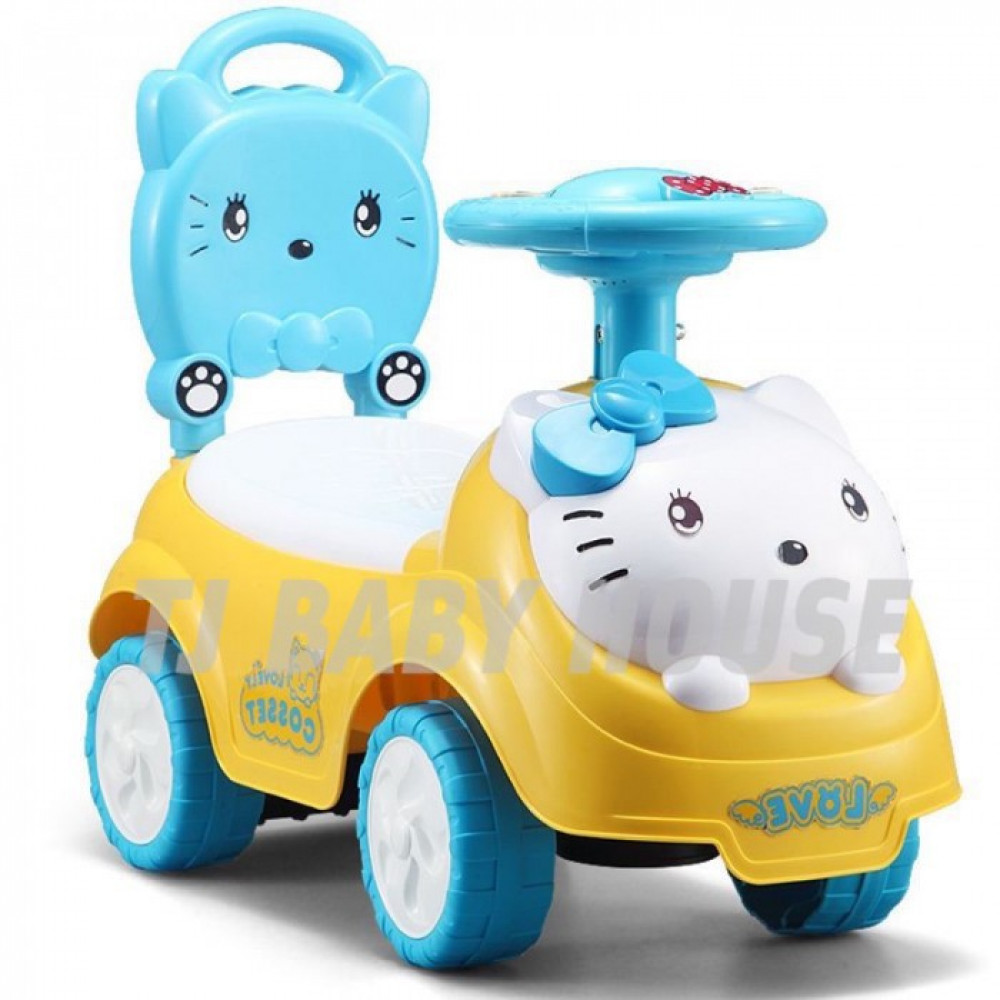 Hello Kitty Design Ride On Car Walker For Kids-Ready Stock Hello Kitty Design Ride On Car Walker For Kids-Ready Stock