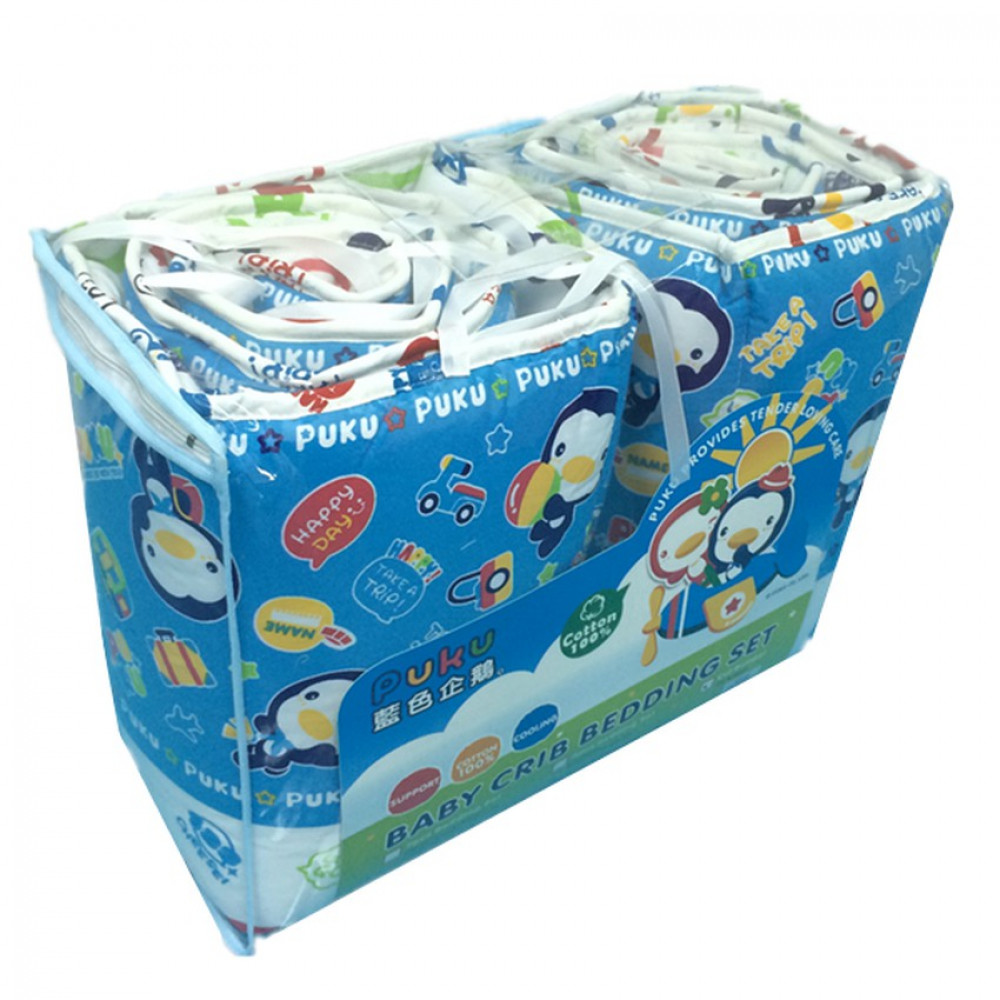 Puku Baby Crib Bedding Set( Cot Bumper)-Ready Stock Puku Baby Crib Bedding Set( Cot Bumper)-Ready Stock
