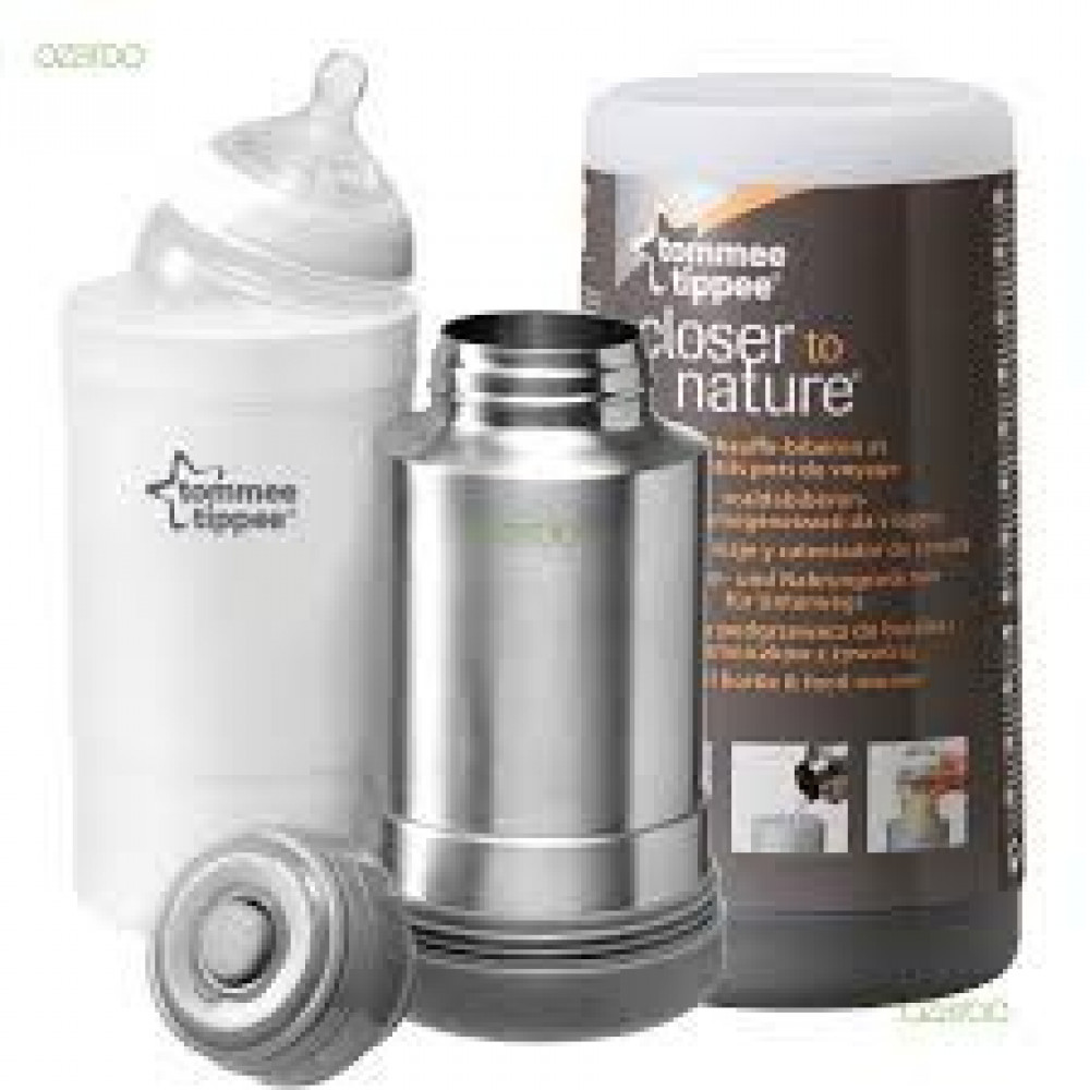 Tommee Tippee Closer To Nature Travel Baby Bottle and Food Warmer Flask 1 set Tommee Tippee Closer To Nature Travel Baby Bottle and Food Warmer Flask 1 set