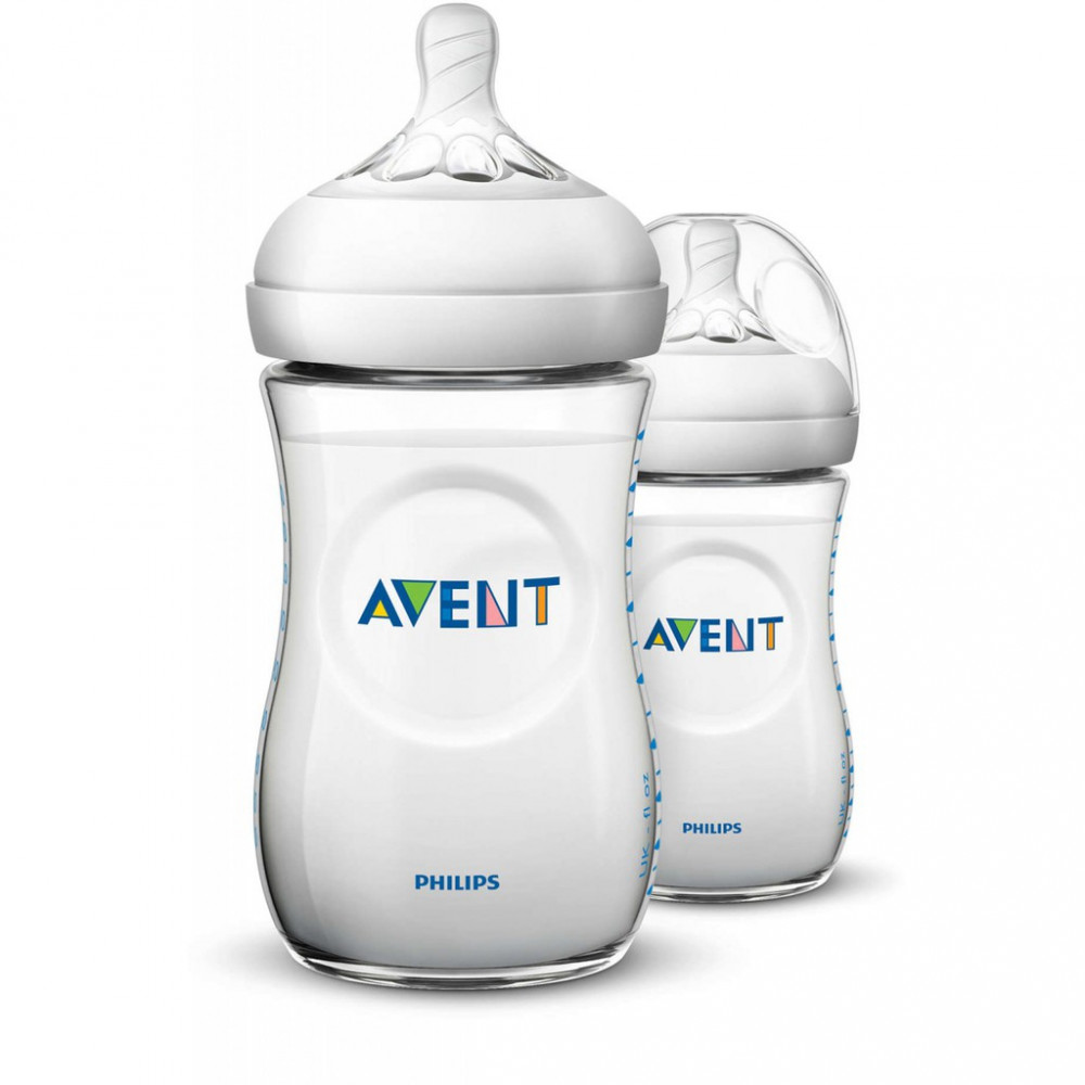 Avent Natural Bottle 9oz / 260ml Twin Pack-Ready Stock Avent Natural Bottle 9oz / 260ml Twin Pack-Ready Stock