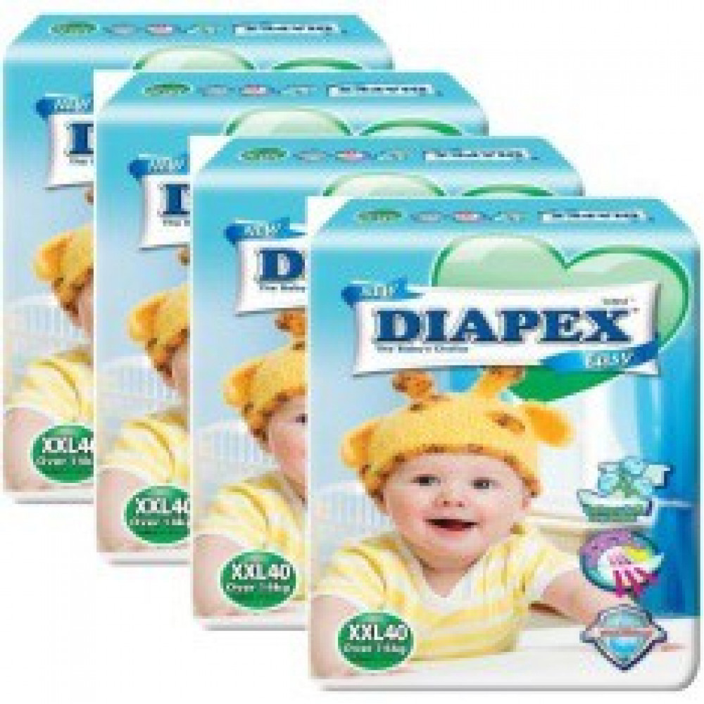 Diapex Easy Mega Pack S80/M70/L60/XL50/XXL40-Ready Stock Diapex Easy Mega Pack S80/M70/L60/XL50/XXL40-Ready Stock