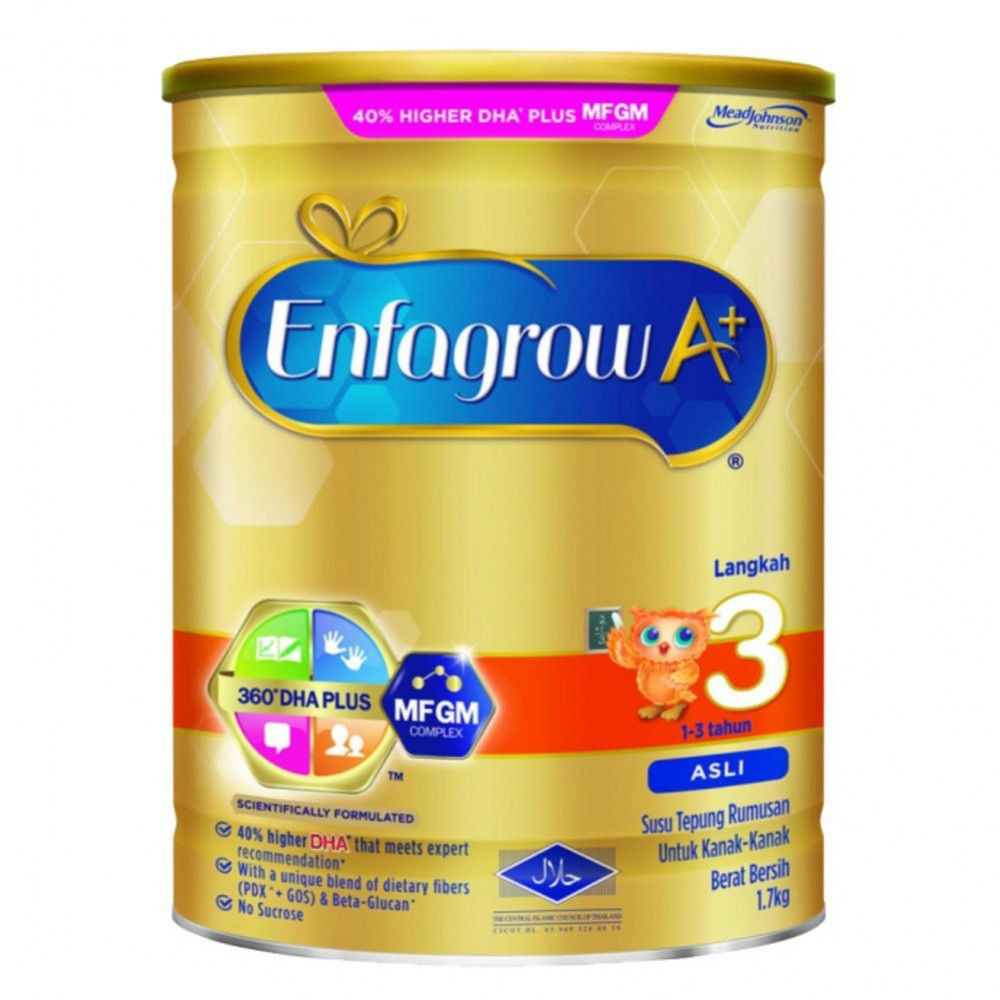 Enfagrow A+ Step 3 ( 1.7kg ) - Original-Ready Stock Enfagrow A+ Step 3 ( 1.7kg ) - Original-Ready Stock