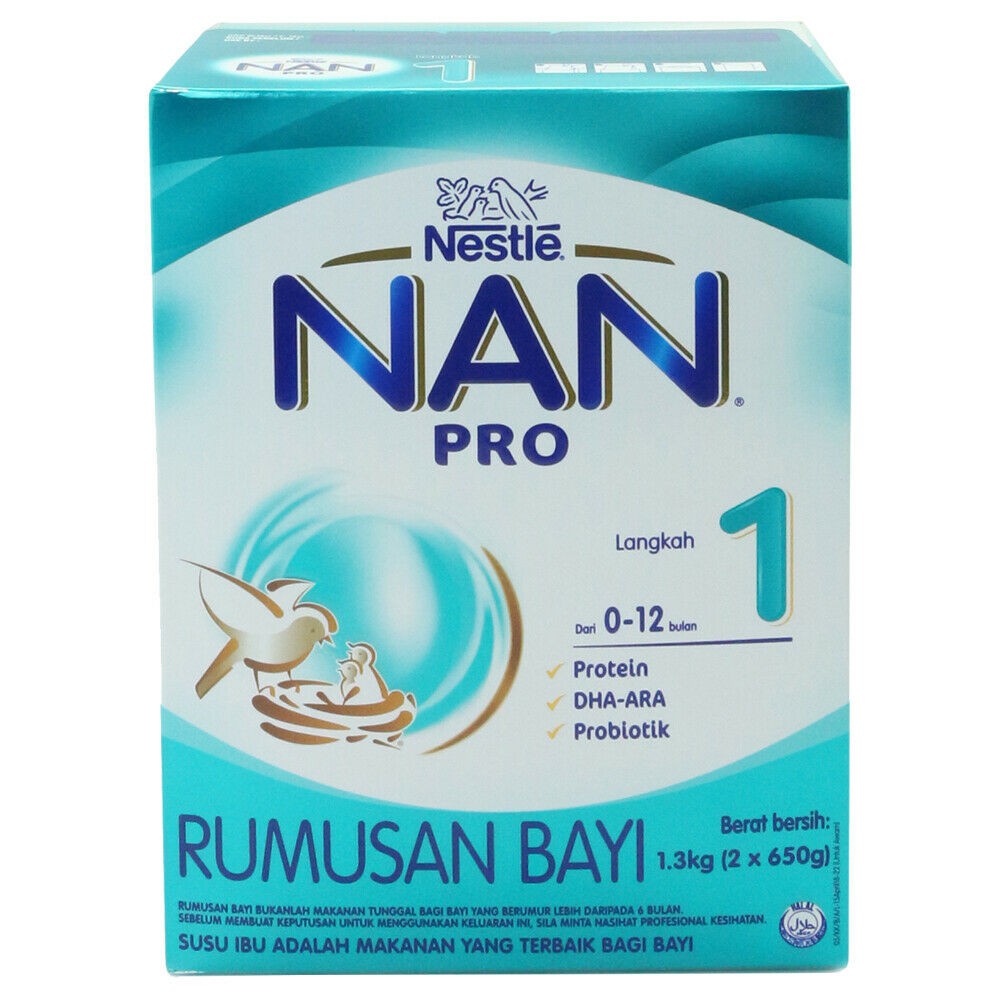 NAN PRO Step 1 Milk Powder 1.3kg-Ready Stock NAN PRO Step 1 Milk Powder 1.3kg-Ready Stock
