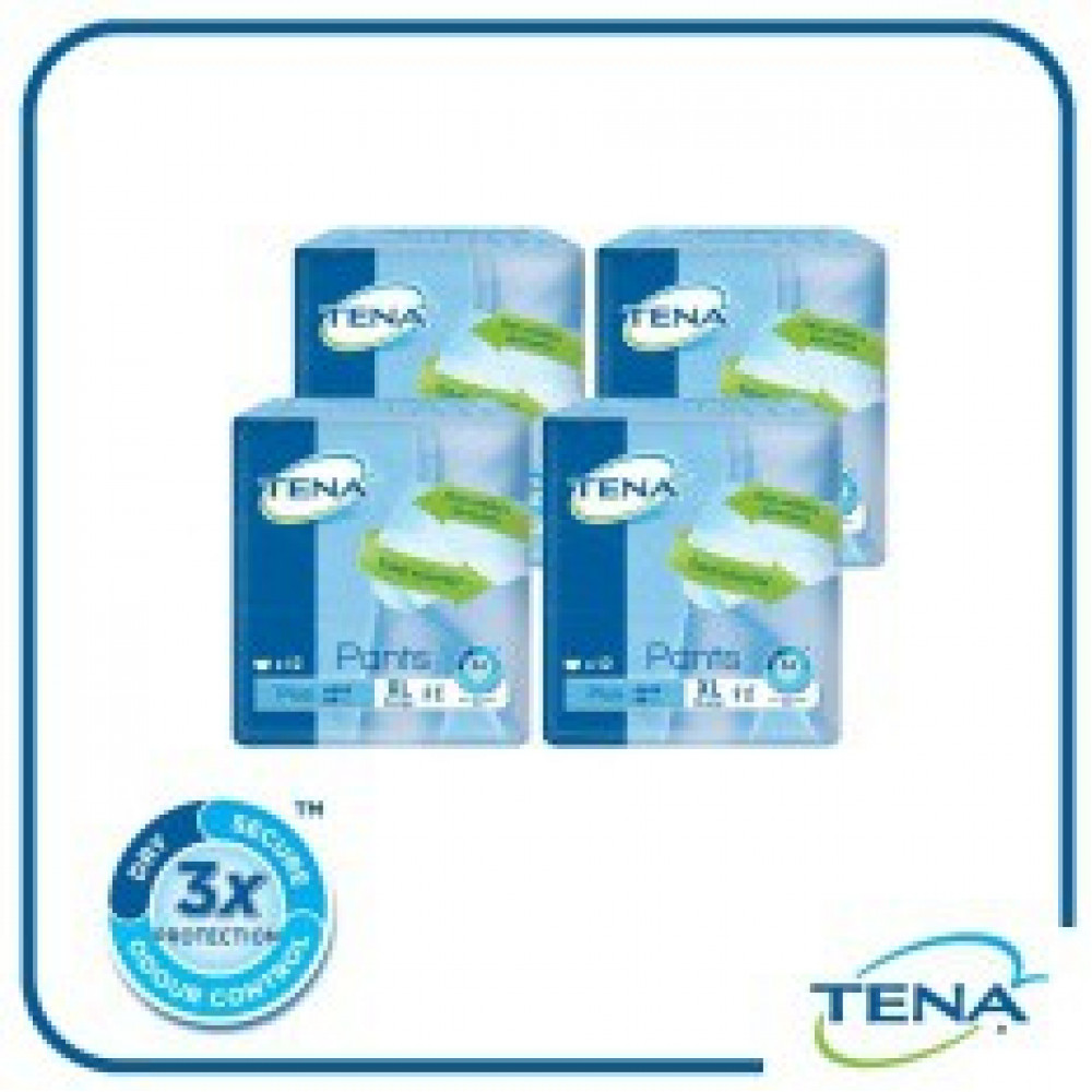 Tena Pants Plus XL ( XL12x4s )-Ready Stock Tena Pants Plus XL ( XL12x4s )-Ready Stock