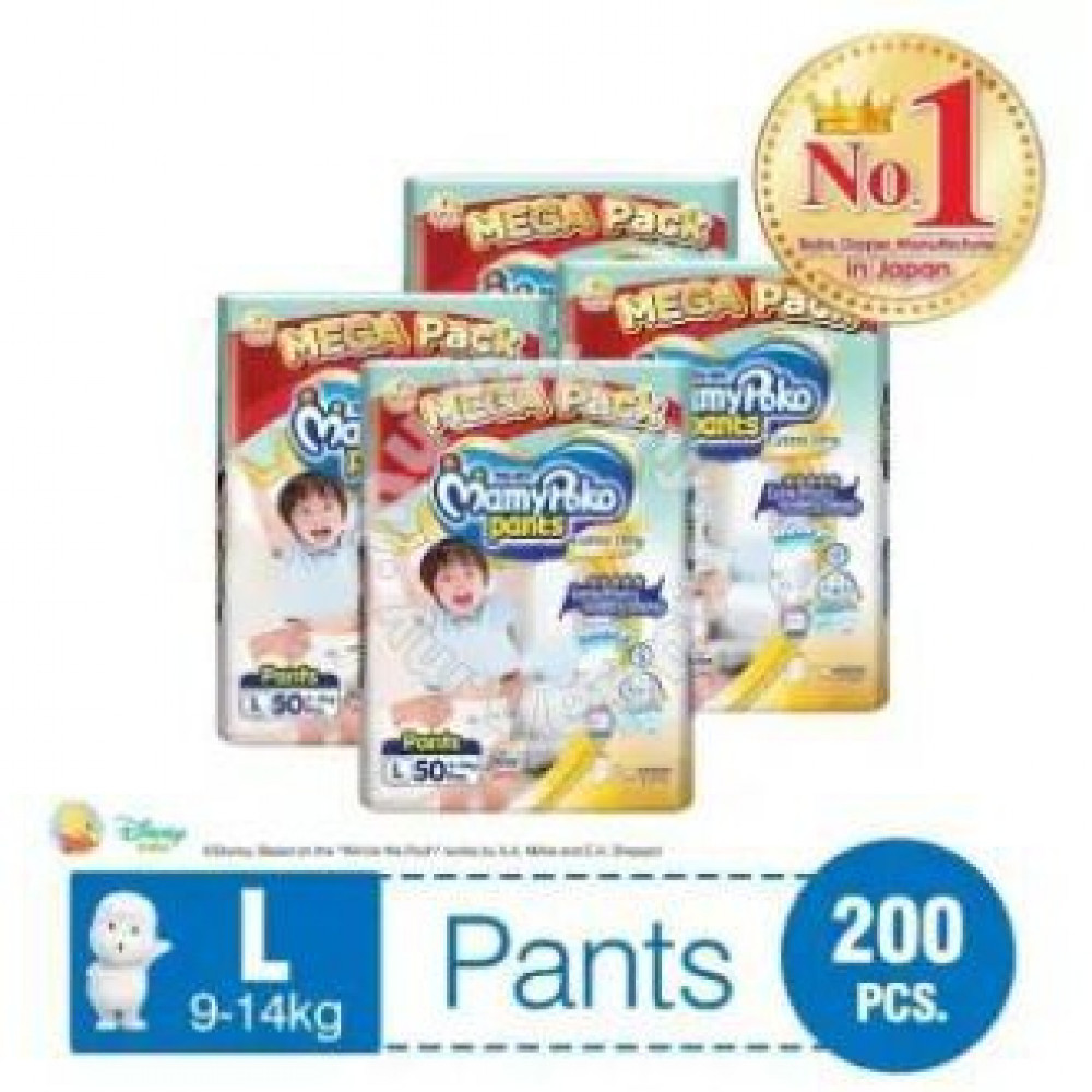 Mamypoko Extra Dry Pants Skin Boy/Girl x 3 packs (M60/L50/XL42/XXL34) -R/S Mamypoko Extra Dry Pants Skin Boy/Girl x 3 packs (M60/L50/XL42/XXL34) -R/S