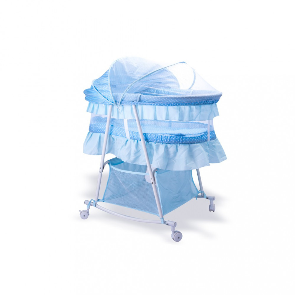 Babylove 100% Cotton Rockable Basket With Pillow-Ready Stock Babylove 100% Cotton Rockable Basket With Pillow-Ready Stock