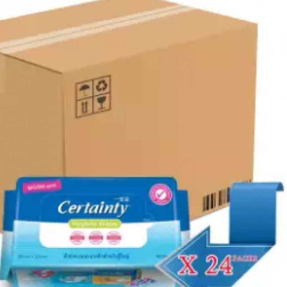 Certainty Adult Hygiene Wipes (40 Sheets) 24 Packs Certainty Adult Hygiene Wipes (40 Sheets) 24 Packs