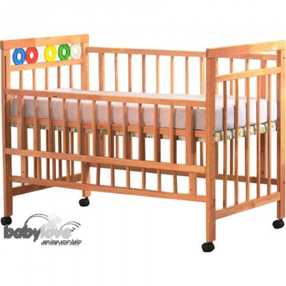 Baby Love Rubber Wood Cot-Ready Stock Baby Love Rubber Wood Cot-Ready Stock