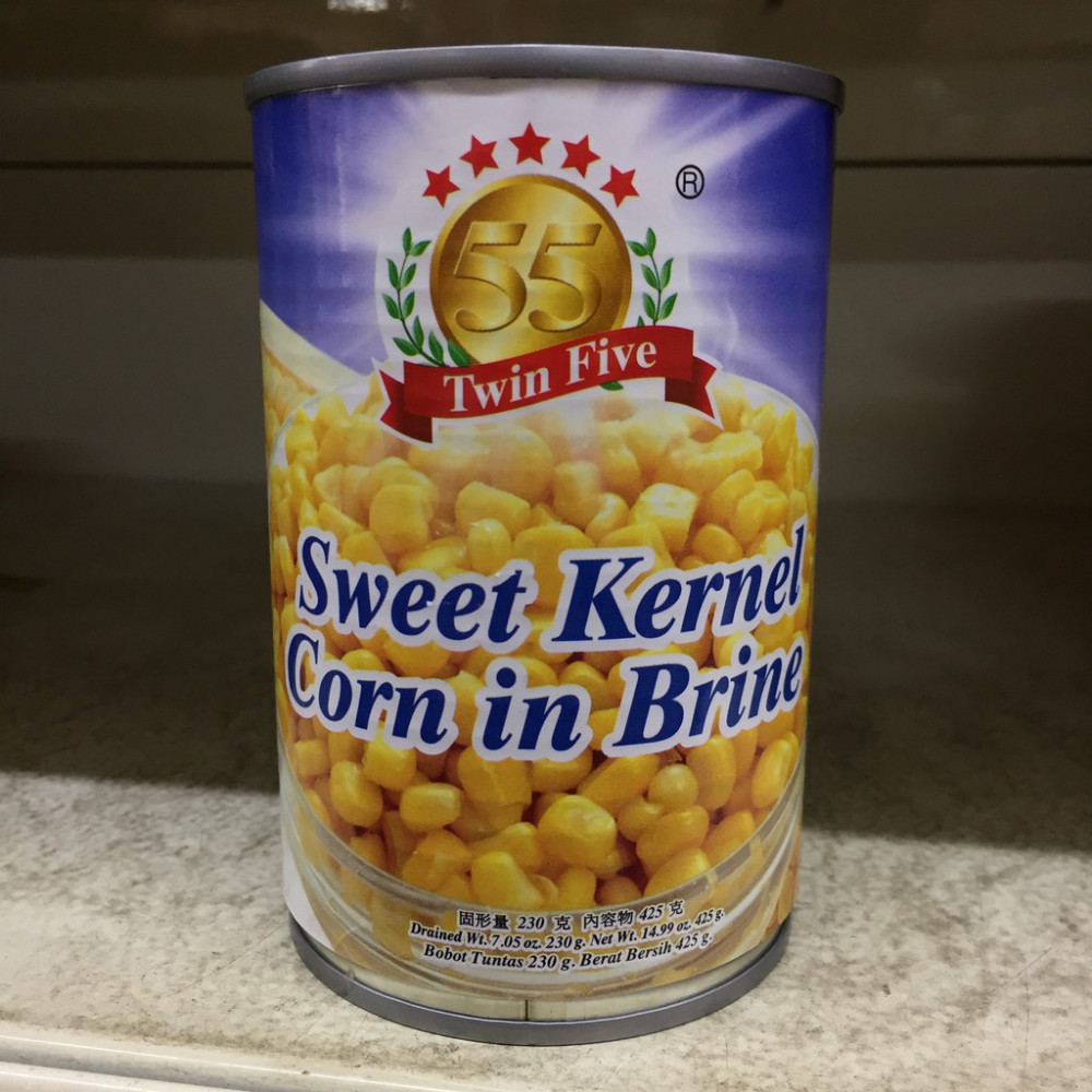 Twin Five Sweet Kernel Corn In Brine 425g Twin Five Sweet Kernel Corn In Brine 425g