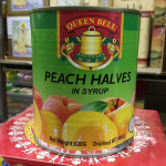 Queen Bell Peach Halves in Syrup 820g