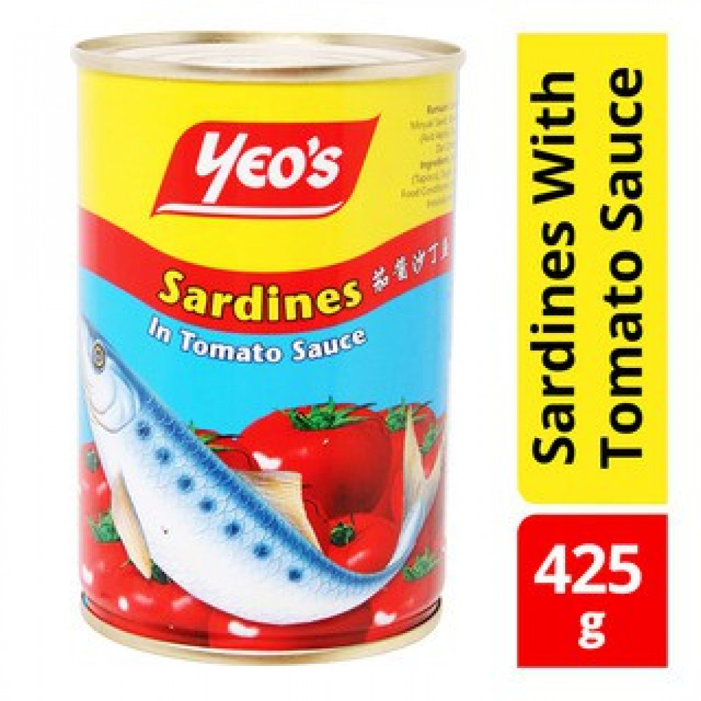 Yeo's Sardines In Tomato Sauce 425g