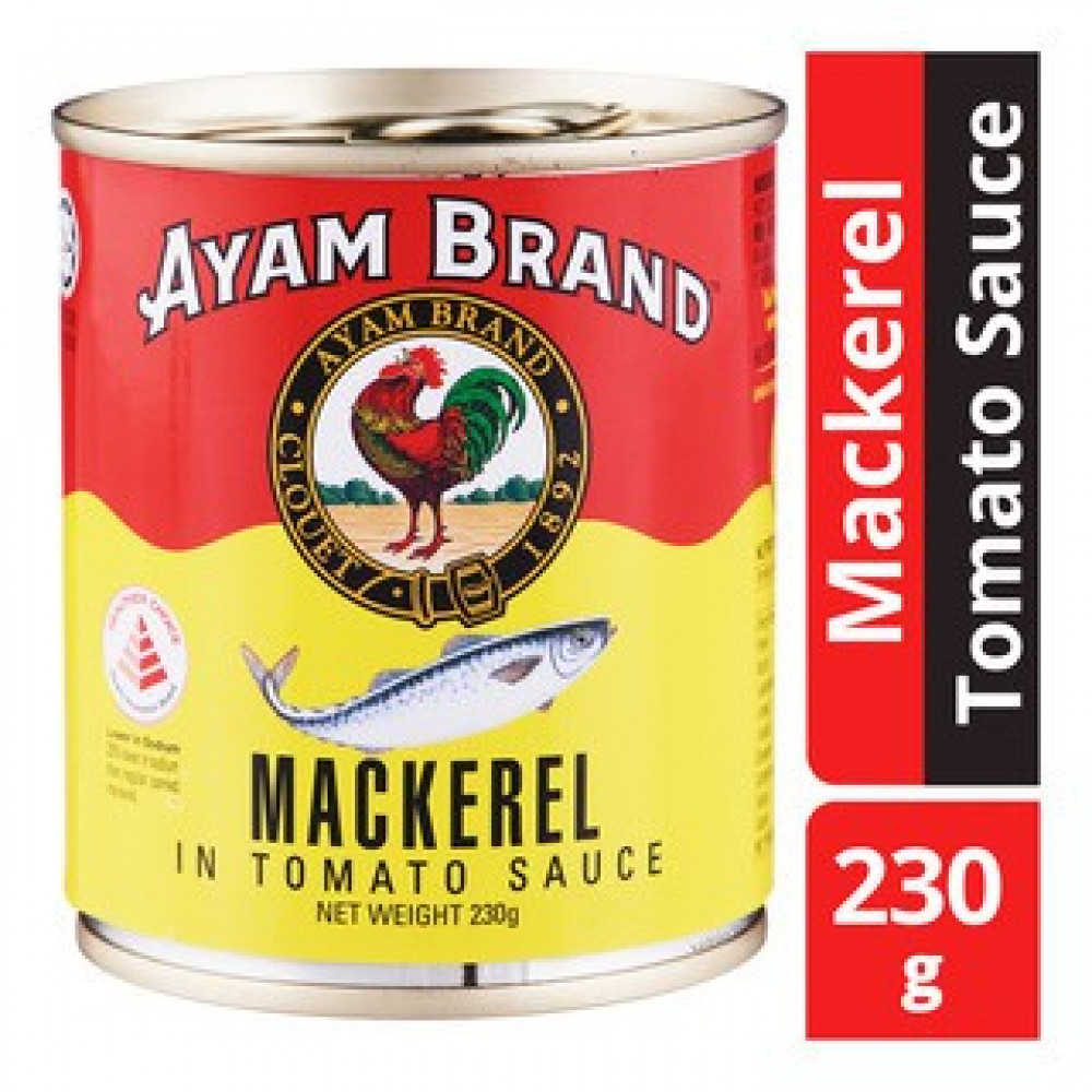 Ayam Brand mackerel in tomato sauce 230g