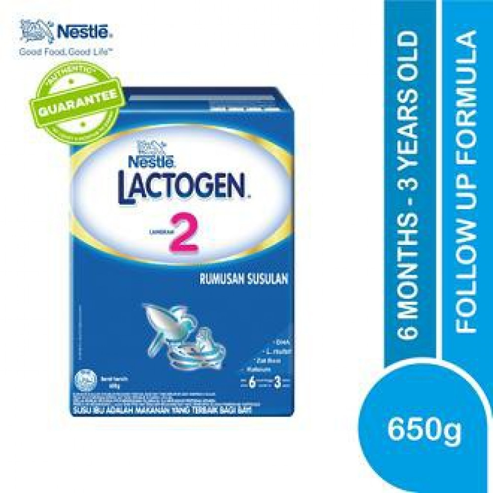Nestle Lactogrow Step2/Step3 Milk Powder 650g Nestle Lactogrow Step2/Step3 Milk Powder 650g