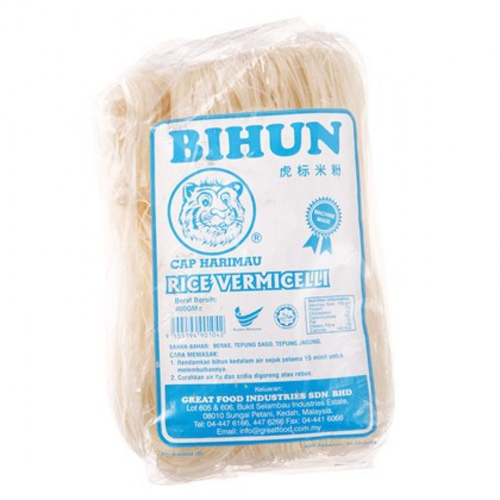 Cap Harimau Bihun Rice Vermicelli 400g Cap Harimau Bihun Rice Vermicelli 400g