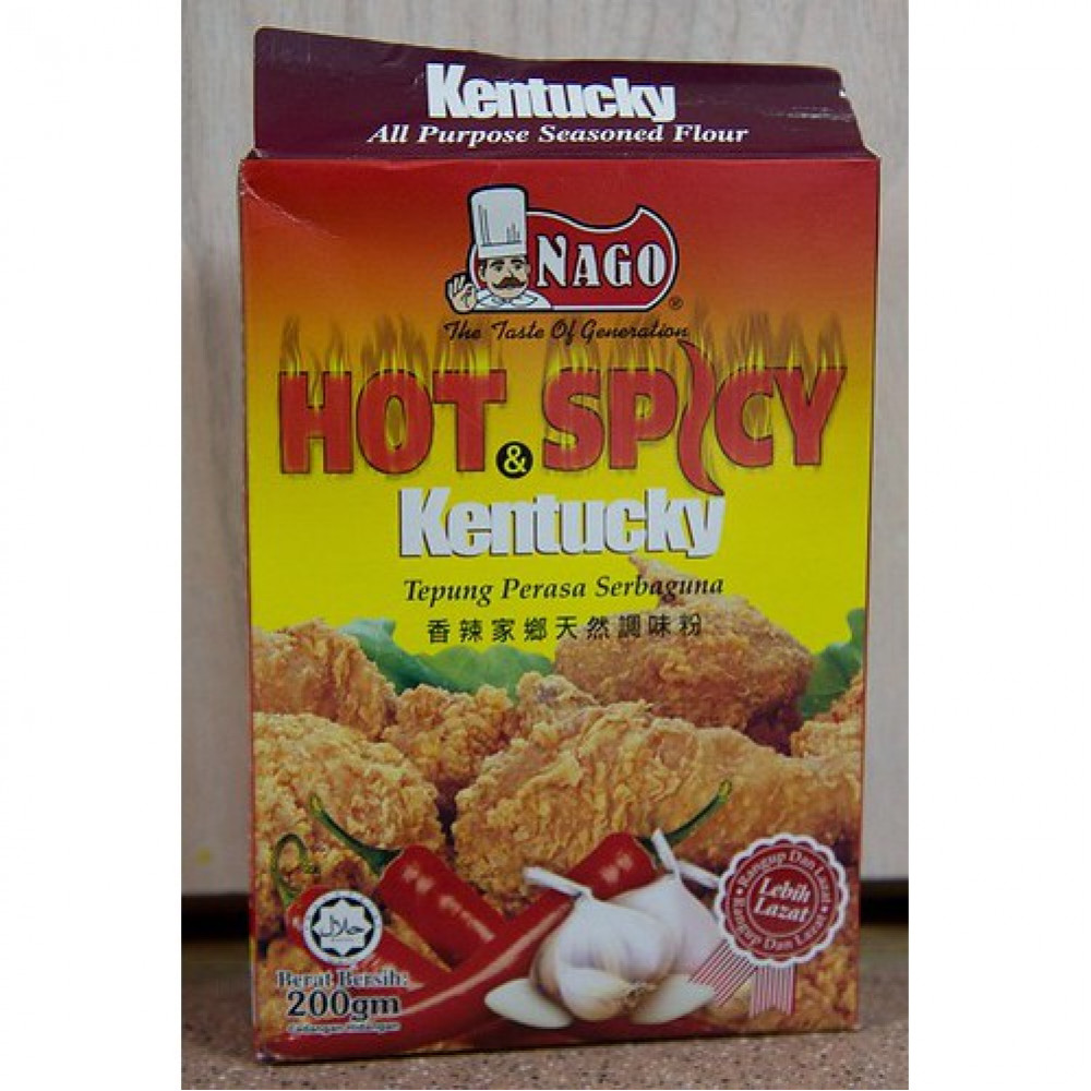 Nago Kentucky All Purposes Seasoned Flour (Hot & Spicy) 200g