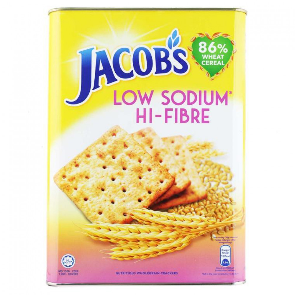 Jacob's Low-Sodium Hi-Fibre Crackers 700g 