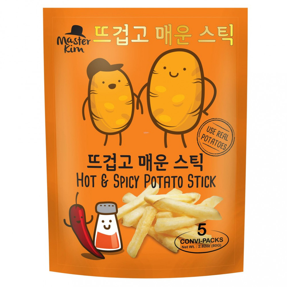 Master Kim 80g (Hot & Spicy/Honey Butter Potato Stick) 