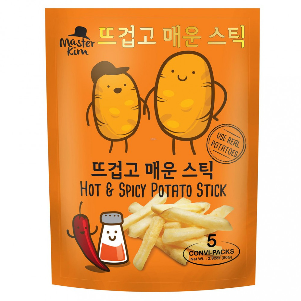 Master Kim 80g (Hot & Spicy/Honey Butter Potato Stick) Master Kim 80g (Hot & Spicy/Honey Butter Potato Stick)