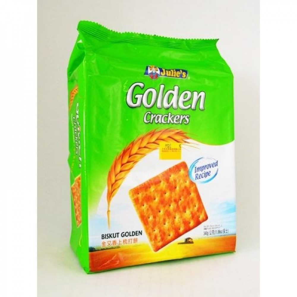 Julie's Golden Crackers and other varieties