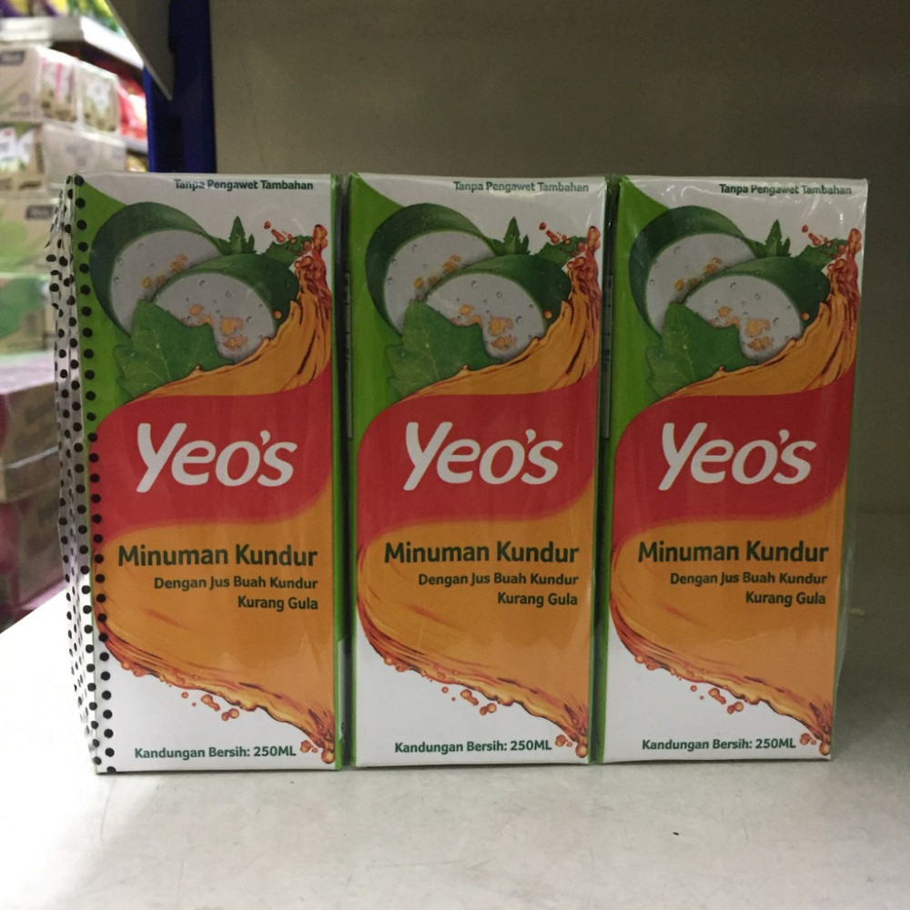 Yeo's Winter Melon Drink Less-Sugar (6x250ml)