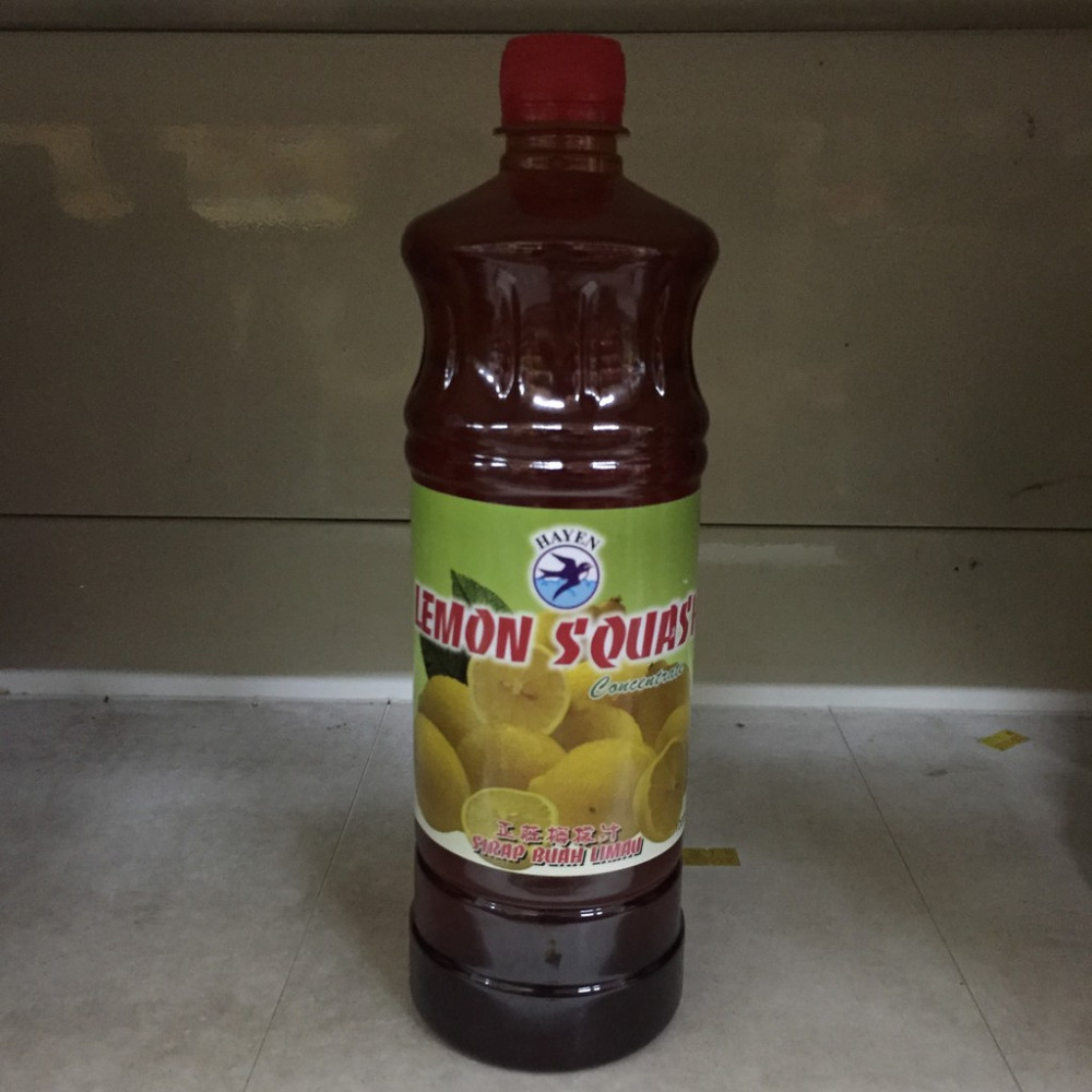 Hayen Lemon Squash Syrup 1L 