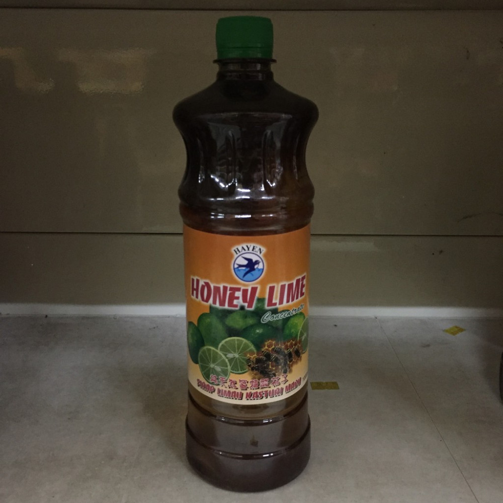 Hayen Honey Lime Syrup 1L 