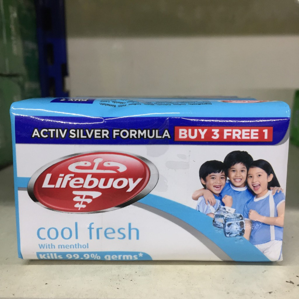 Lifebuoy Antibacterial Soap Cool Fresh (3x80g) with Varieties Lifebuoy Antibacterial Soap Cool Fresh (3x80g) with Varieties