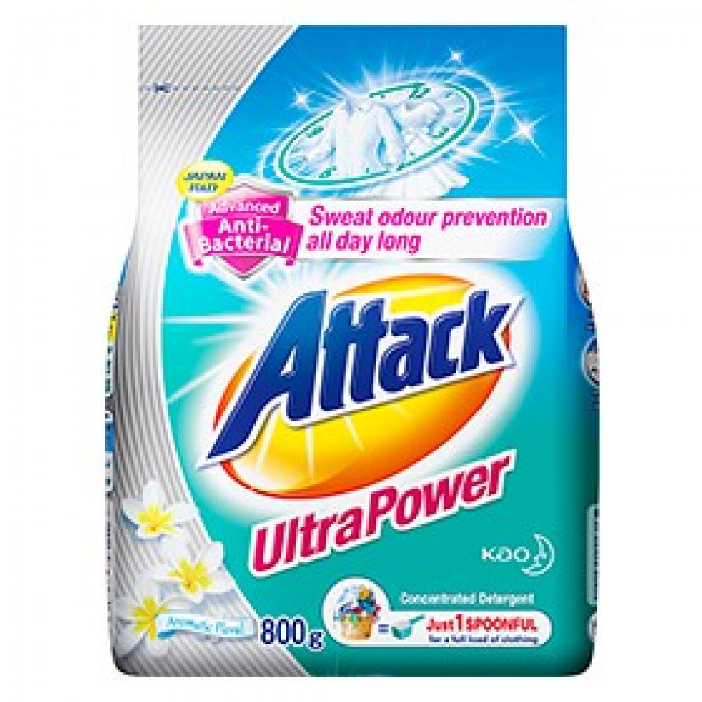 Attack Powder Detergent Ultra Power 800g Attack Powder Detergent Ultra Power 800g