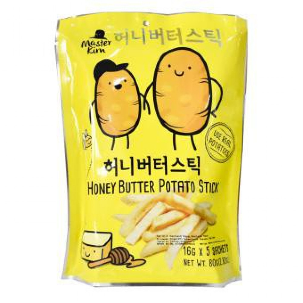 Master Kim 80g (Hot & Spicy/Honey Butter Potato Stick)