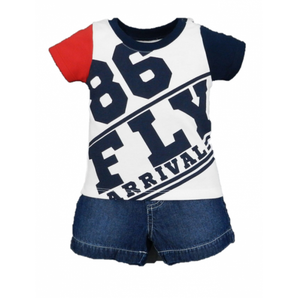 BABY BOYS FLIGHT CLUB 86 POLO & SHORTS BABY BOYS FLIGHT CLUB 86 POLO & SHORTS