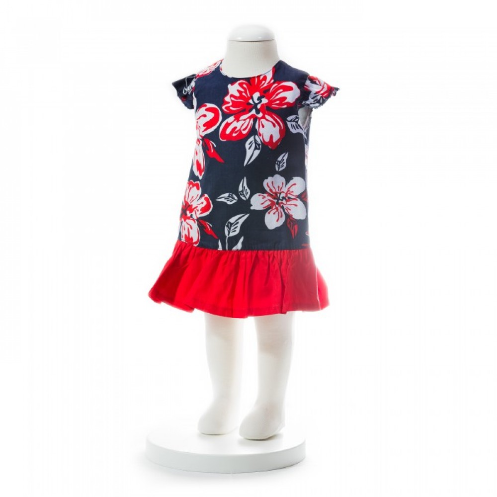 BABY GIRLS SUMMER STYLE FLORAL DRESS BABY GIRLS SUMMER STYLE FLORAL DRESS