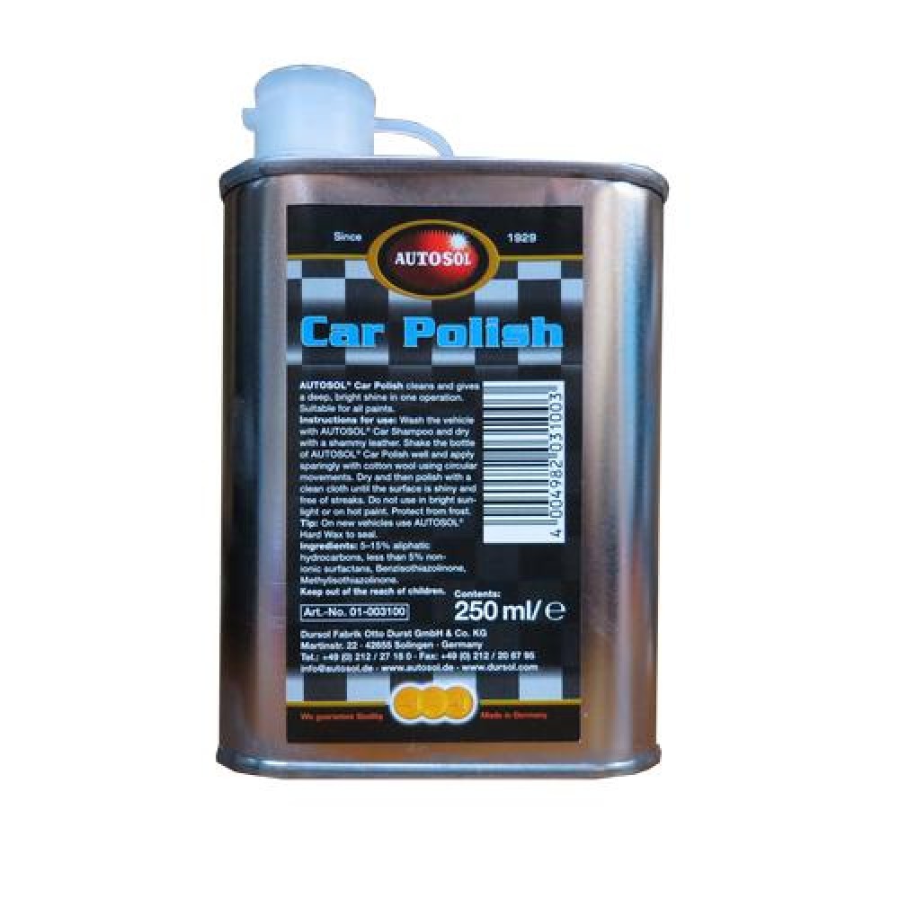 AUTOSOL CAR POLISH 250ML (MADE IN GERMANY) AUTOSOL CAR POLISH 250ML (MADE IN GERMANY)