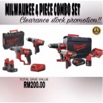 MILWAUKEE 4 PIECE COMBO SET (M12-M18 SERIES)