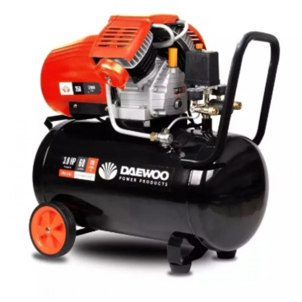 DAEWOO 3HP 60LIT AIR COMPRESSOR (DAC60VD)