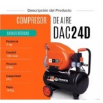 DAEWOO 2HP 24LIT AIR COMPRESSOR (DAC24D)