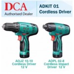 DCA 12V CORDLESS DRILL & DRIVER COMBO KIT (ADKIT01)