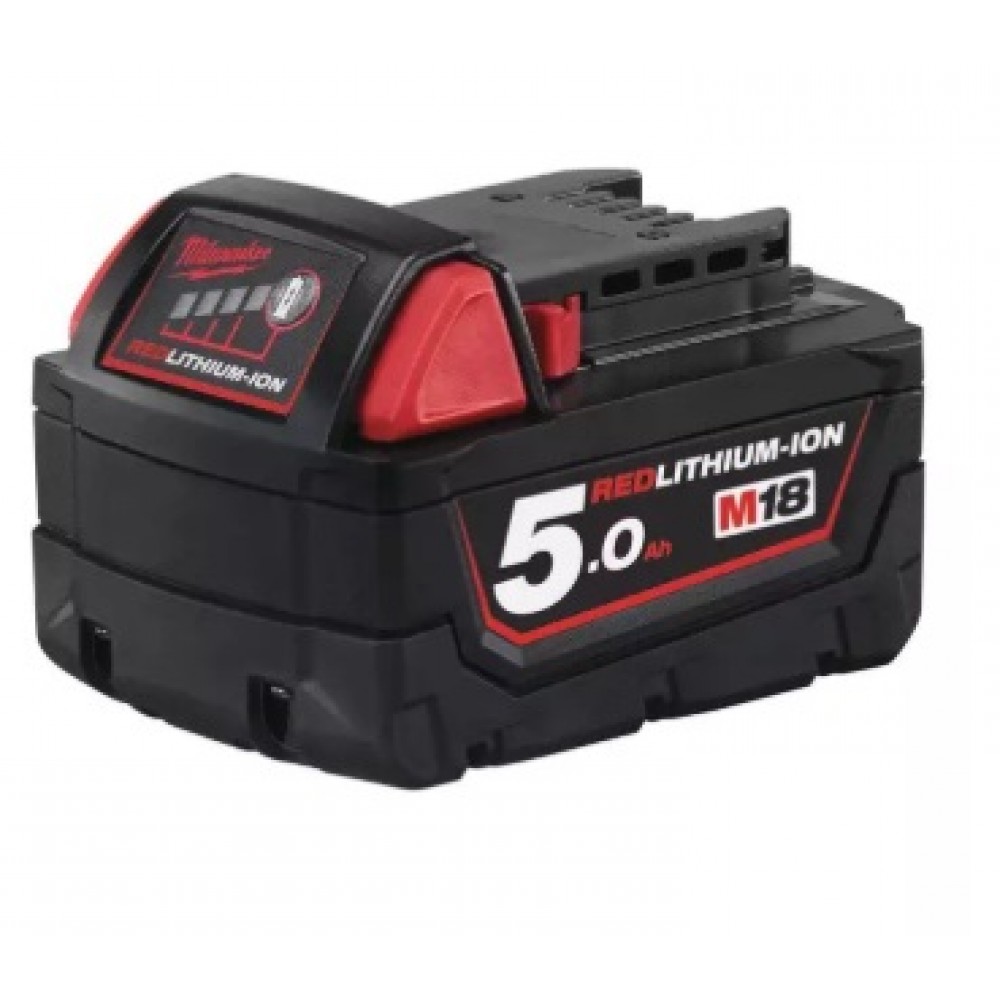 MILWAUKEE M18 5.0AH RED LITHIUM-ION BATTERY