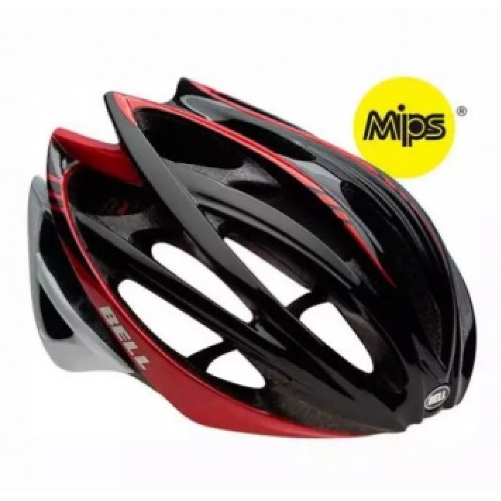 Bell Gage MIPS Cycling Helmet Black Red Cadence 100% Original Bell Gage MIPS Cycling Helmet Black Red Cadence 100% Original