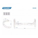 Ritchey Comp Evocurve Road Cycling Handlebar - 42cm